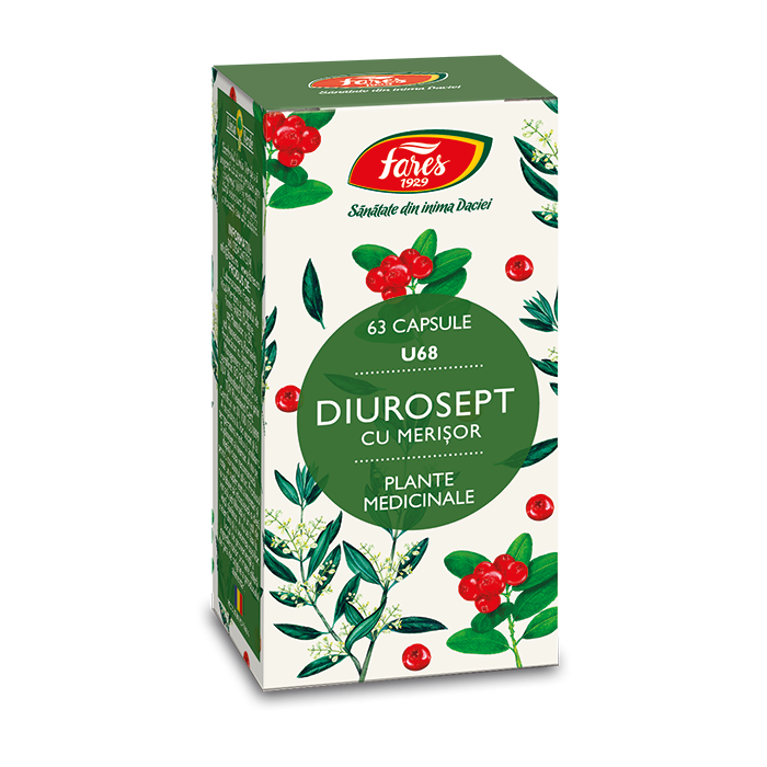 Diurosept U68, 63 capsule, Fares