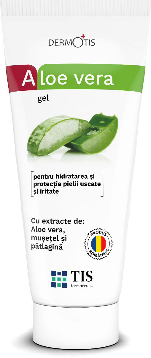 Gel cu aloe vera DermoTIS, 100ml, Tis Farmaceutic
