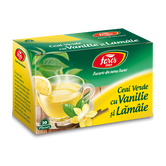 Ceai verde cu lamaie si vanilie, 20 plicuri, Fares