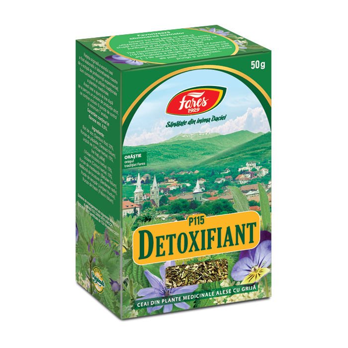 Ceai detoxifiant P115, 50g, Fares
