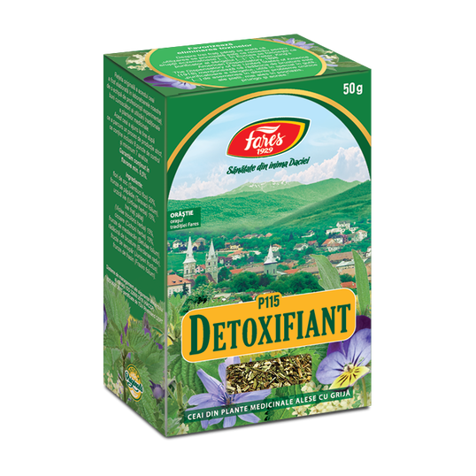 Ceai detoxifiant P115, 50g, Fares