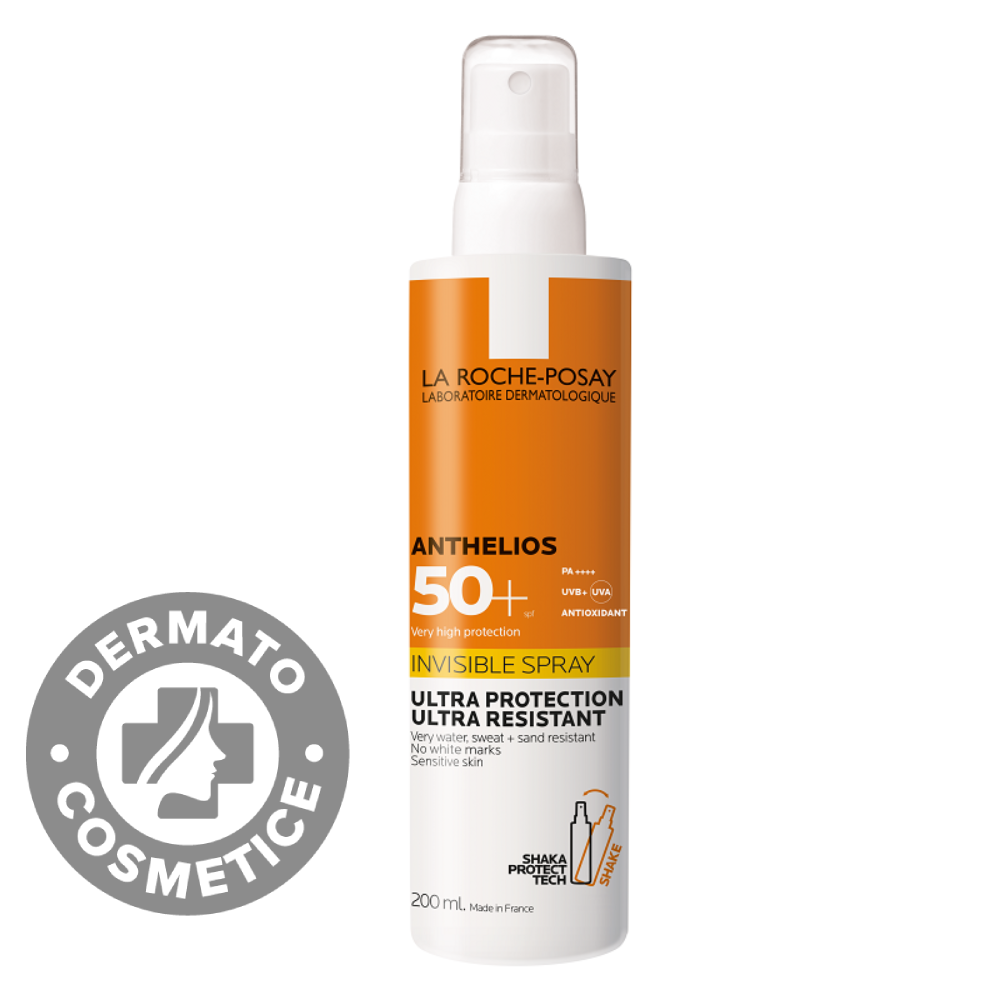 Spray invizibil fara parfum SPF 50+ Anthelios, 200ml, La Roche-Posay