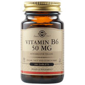 Vitamina B6 50mg, 100 tablete, Solgar