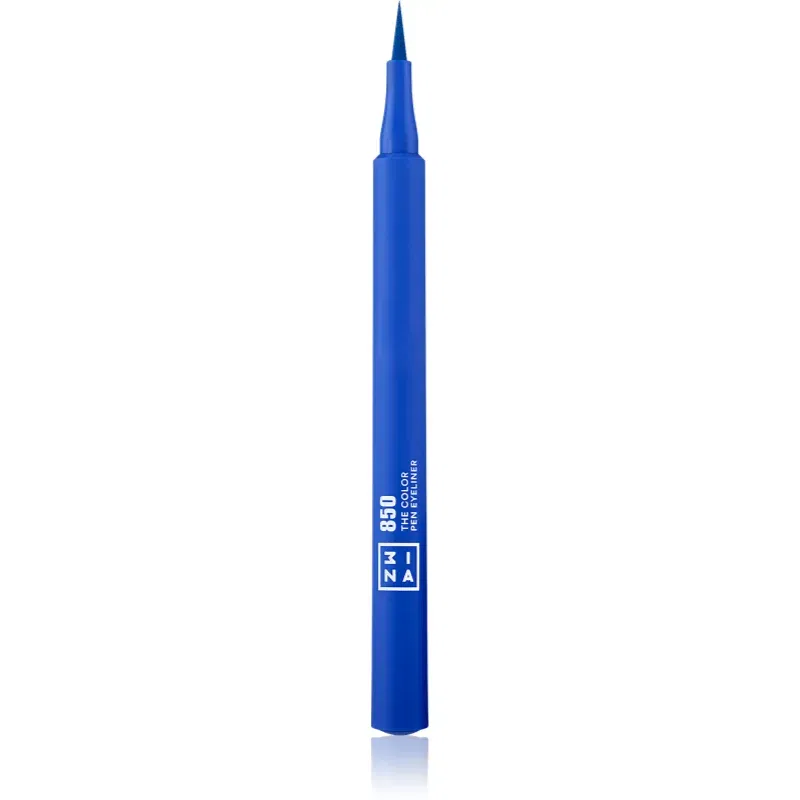 3INA The Color Pen Eyeliner tuș de ochi tip cariocă culoare 850 - Blue 1 ml