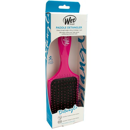 Perie de par Paddle Detangler Roz, 1 bucata, Wet Brush