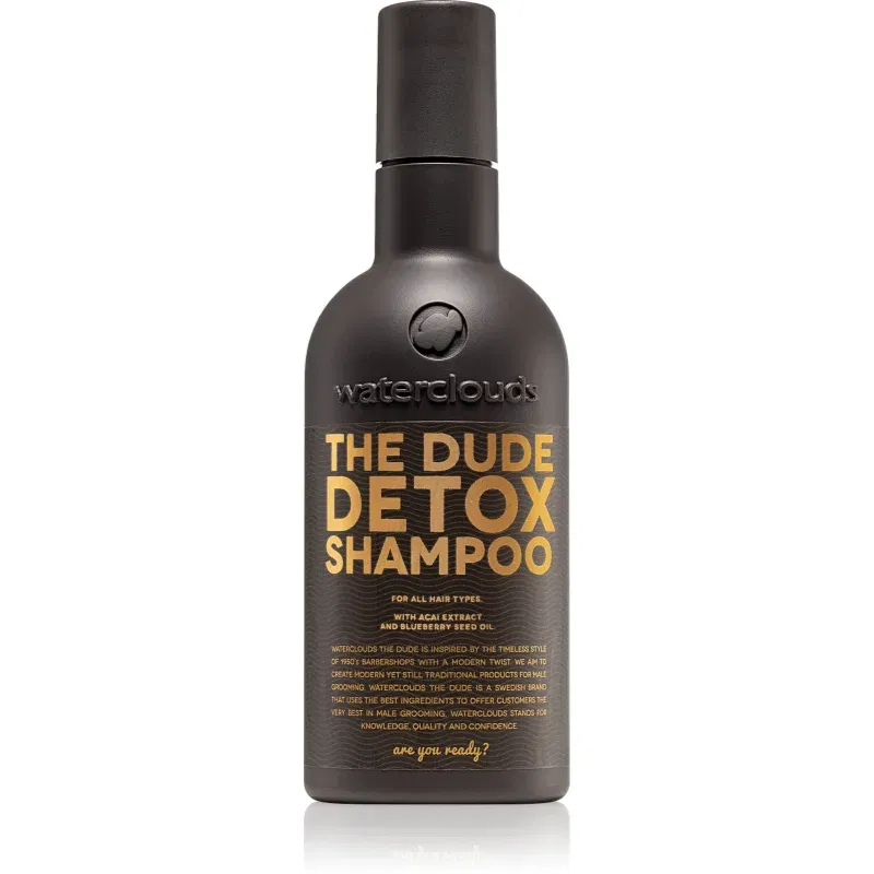 Waterclouds The Dude Detox Shampoo sampon detoxifiant pentru utilizare zilnica 250 ml