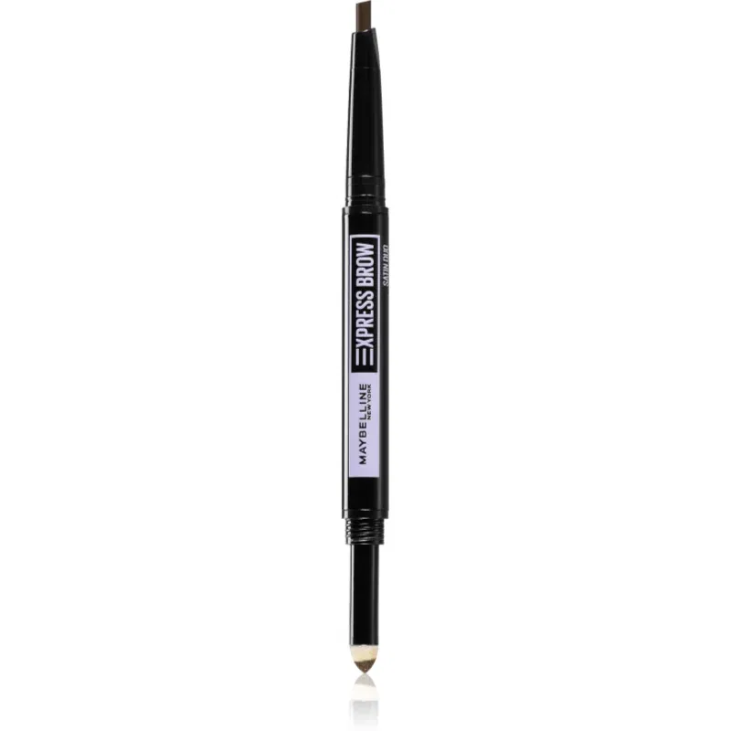 MAYBELLINE NEW YORK Express Brow Satin Duo creion pentru sprâncene pulbere duo culoare 01 - Dark Blonde