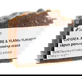 Sapun natural pentru pielea grasa cu cafea + miere și ylang-ylang, 130g, Sabio