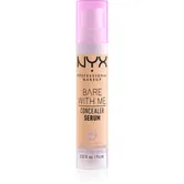 NYX Professional Makeup Bare With Me Concealer Serum hidratant anticearcan 2 in 1 culoare 04 Beige 9,6 ml