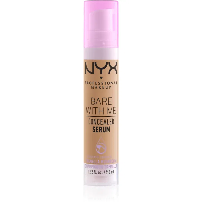 NYX Professional Makeup Bare With Me Concealer Serum hidratant anticearcan 2 in 1 culoare 07 Medium 9,6 ml