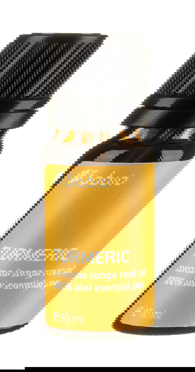 Ulei esential de turmeric (curcuma longa), 10ml, Sabio