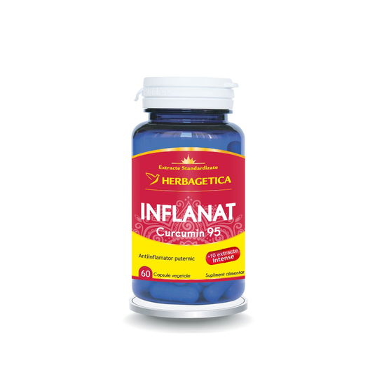 Inflanat+ Curcumin95, 60 capsule vegetale, Herbagetica