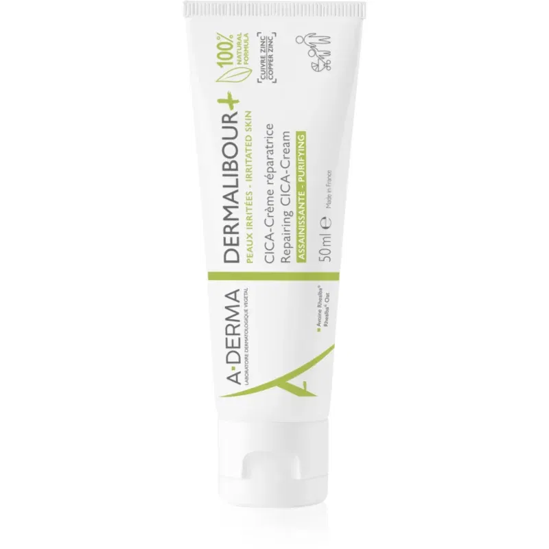A-Derma Dermalibour+ crema regeneratoare pentru piele iritata 50 ml