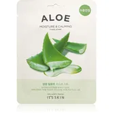 It´s Skin The Fresh Mask Aloe mască textilă calmantă cu efect de hidratare 18 g