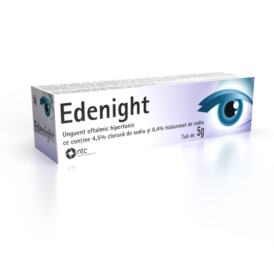 Unguent oftalmic Edenight, 5g, NTC
