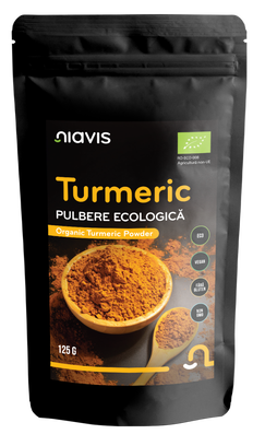 Turmeric Pulbere ecologica, 125g, Niavis