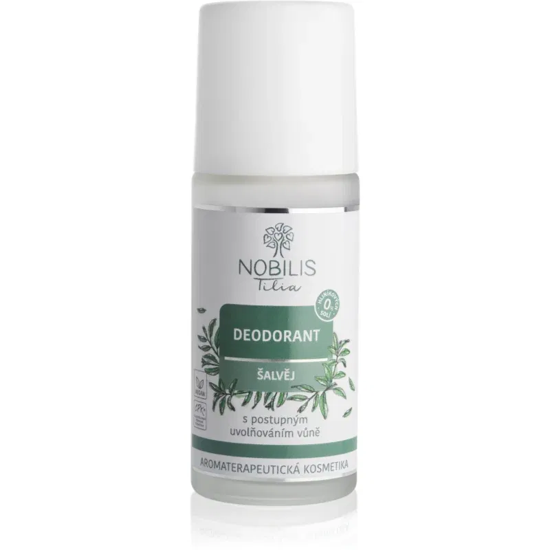 Nobilis Tilia Deodorant Sage roll-on antiperspirant cu efect răcoritor 50 ml