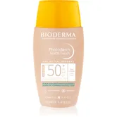 Bioderma Photoderm Nude Touch fluid mineral cu protecție solară SPF 50+ culoare Very light 40 ml