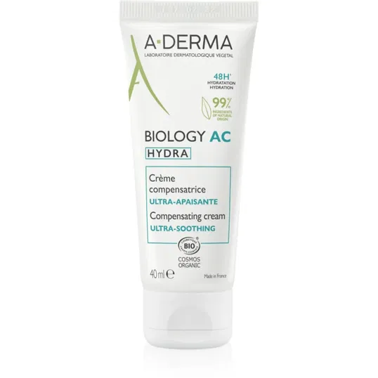 A-Derma Biology AC Hydra crema calmanta si hidratanta cu o eficienta de 48 h 40 ml