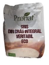 Gris din grau integral veritabil Bio, 600g, Pronat