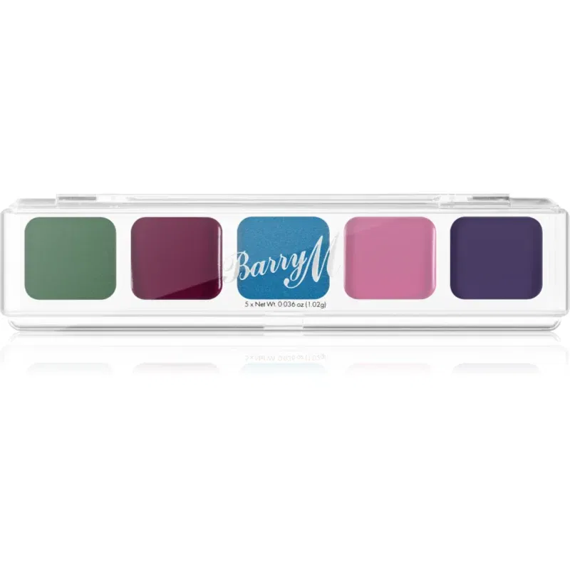Barry M Mini Palette farduri cremoase culoare The Jewels 5,1 g