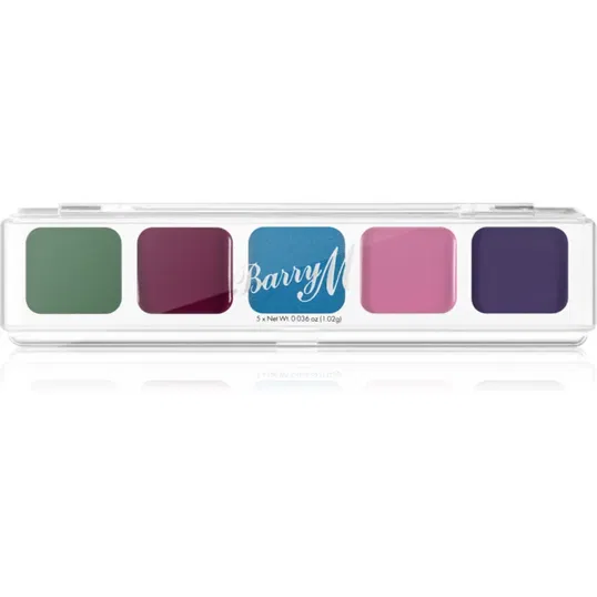 Barry M Mini Palette farduri cremoase culoare The Jewels 5,1 g
