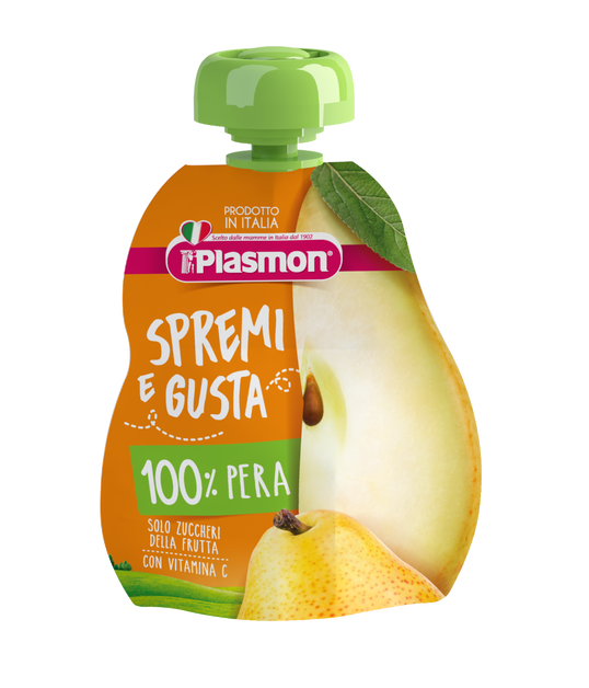Piure mix de fructe mar, banana si para 6 luni+, 100g, Plasmon