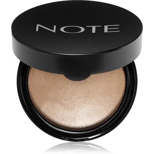 Note Cosmetique Baked Powder Pudra coapta, pentru stralucire culoare 01 Stardust 10 g