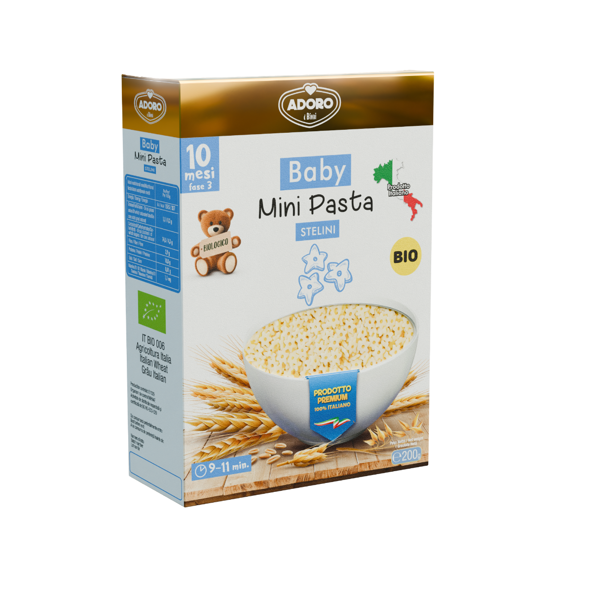 Paste Baby Steline 10 luni+, 200g, Adoro Bimbi