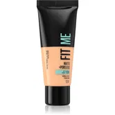 MAYBELLINE NEW YORK Fit Me! Matte+Poreless machiaj mat pentru piele normală și grasă culoare 124 Soft Sand 30 ml