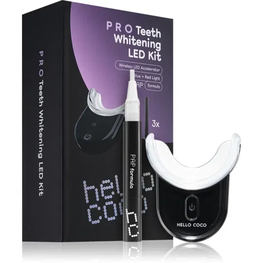 Hello Coco PAP Pro Whitening Led Kit set pentru albire