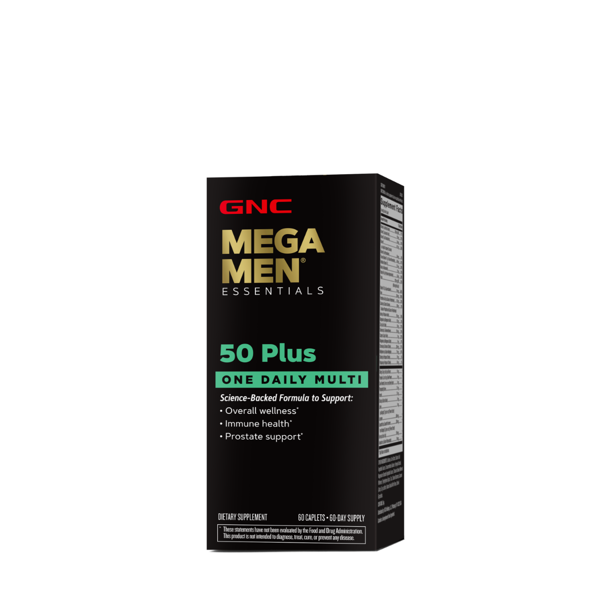 Complex de Multivitamine pentru barbati Mega Men 50 Plus One Daily, 60 tablete, GNC