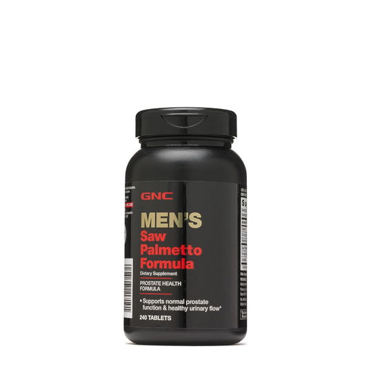 Extract din palmier pitic Men`s Saw Palmetto Formula, 240 tablete, GNC