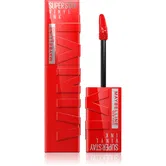 MAYBELLINE NEW YORK SuperStay Vinyl Ink Ruj de buze lichid, de lunga durata 25 RED HOT 4.2 ml