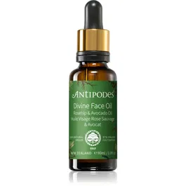 Antipodes Divine Face Oil Rosehip & Avocado Oil ser protector impotriva primelor semne de imbatranire ale pielii 30 ml