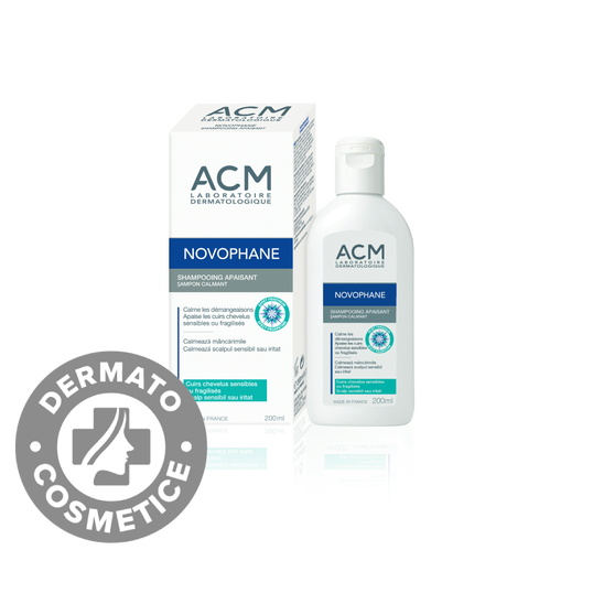 Sampon calmant pentru scalp sensibil sau iritat Novophane, 200ml, ACM