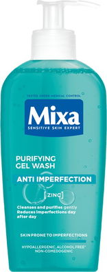 Gel de curatare pentru ten gras si sensibil cu imperfectiuni, 200ml, Mixa