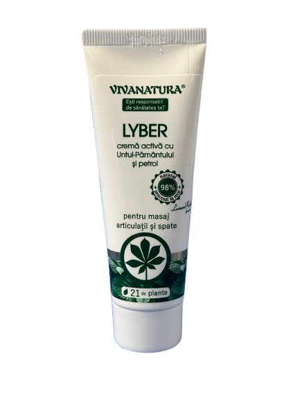 Crema activa cu untul-pamantului si petrol Lyber, 75ml, VivaNatura