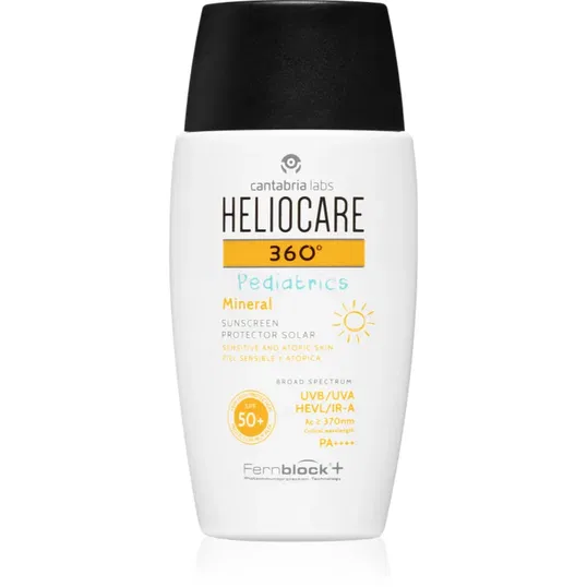 Heliocare 360° Pediatrics cremă fluidă protecție solară minerală SPF 50+ 50 ml