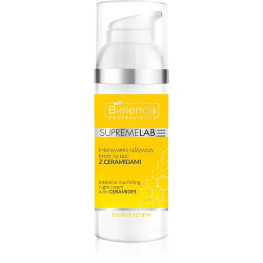 Bielenda Professional Supremelab Barrier Renew Cremă de noapte intens nutritivă cu ceramide 50 ml