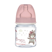 Biberon roz anticolici cu gat larg PP EasyStart Bonjour Paris, 120ml, Canpol babies