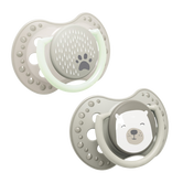 Suzeta din silicon Dynamic Buddy bear pentru 6-18 luni, 2 bucati, Lovi