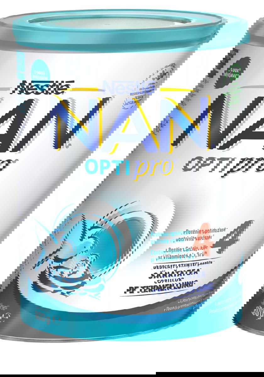 Lapte praf NAN 4 Optipro, 800g, Nestle