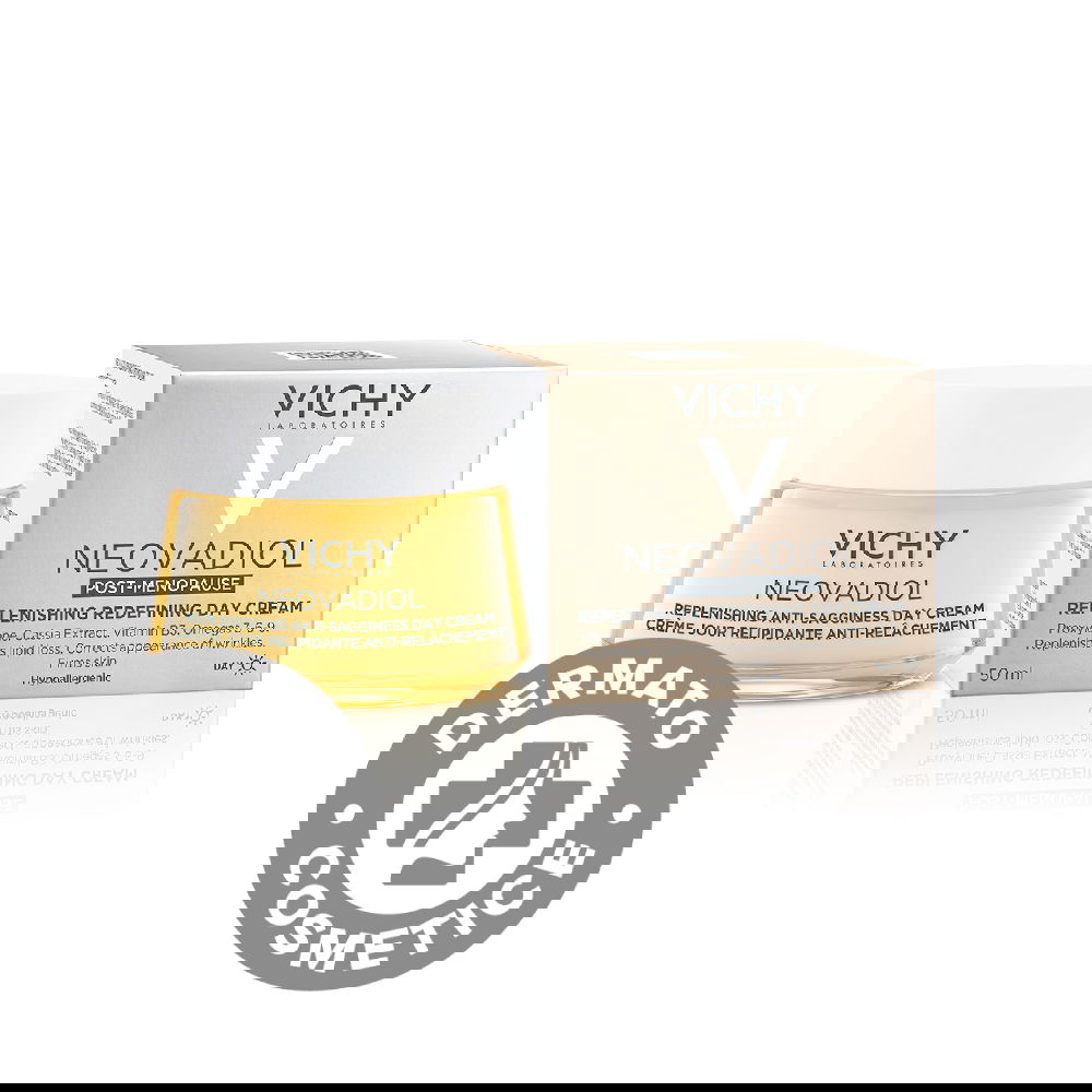 Crema de zi antirid cu efect de refacere a lipidelor si fermitate Neovadiol Post-Menopause, 50ml, Vichy
