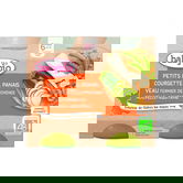 Piure bio din mazare, dovlecel si vitel +6 luni, 2 x 200g, BabyBio