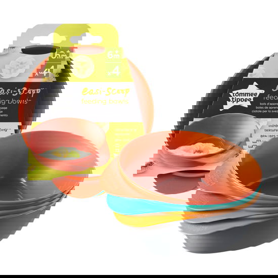 Set castroane ergonomice +6 luni multicolore, 4 bucati, Tommee Tippee