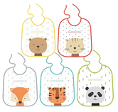 Set bavete din bumbac cu interior impermeabil, 5 bucati, Baby Nova