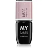 MYLAQ UV Gel Polish lac de unghii sub forma de gel culoare My Basic Look 5 ml