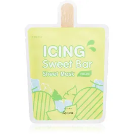 A’pieu Icing Sweet Bar Mask Melon mască textilă calmantă 21 g