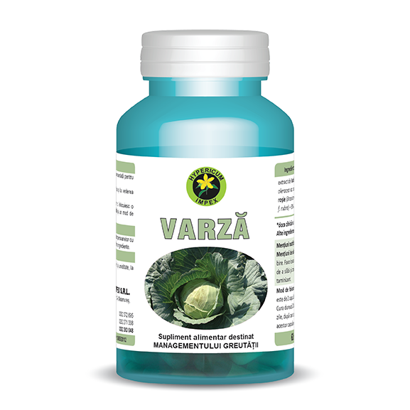 Extract de varza, 60 capsule, Hypericum